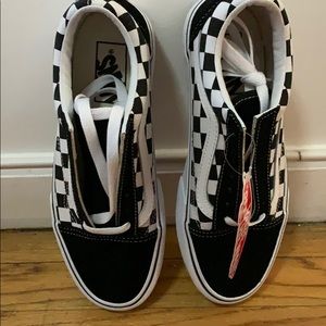 Vans Old Skool Platform Checkerboard